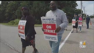 Trash Piles Up As Workers Strike On South Shore