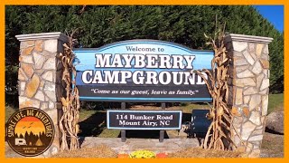 What to Expect at Mayberry Campground: Mt. Airy, NC