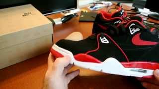 nike air flight 89 black and red