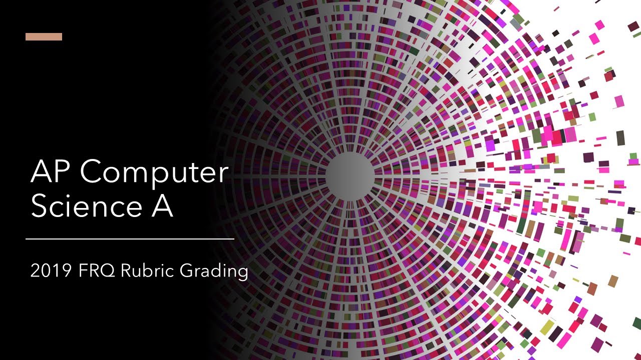 AP Computer Science A - 2019 FRQ Rubric Grading - YouTube