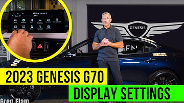 2023 Genesis G70 - Display Settings