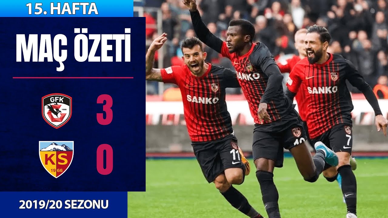 2019-2020 Süper Lig GAZİANTEP FK - KAYSERİSPOR 3-0 Maç Özeti