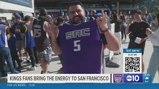 Kings fans bring the energy to San Francisco, Warriors Chase Center