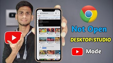 Youtube Not Open Desktop Mode In Chrome Browser || Chrome Browser Youtube Studio Not Open