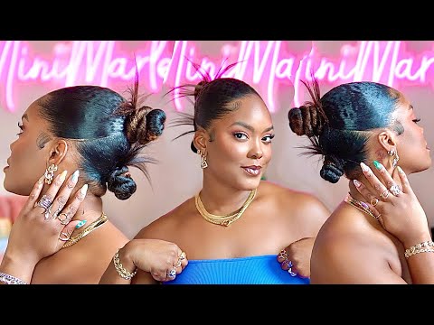 Easy Heatless Hairstyle on Natural Hair! | The 90's Series