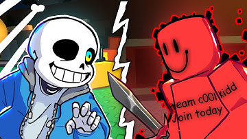 If SANS played ROBLOX FORSAKEN (Animation)