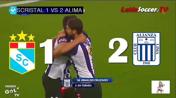 Alianza Lima venció 2-1 a Sporting Cristal por el Torneo Apertura 2018--PERU