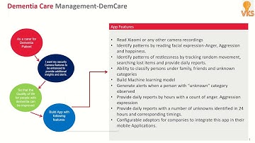 Mobile Application Idea/Project for Dementia Care