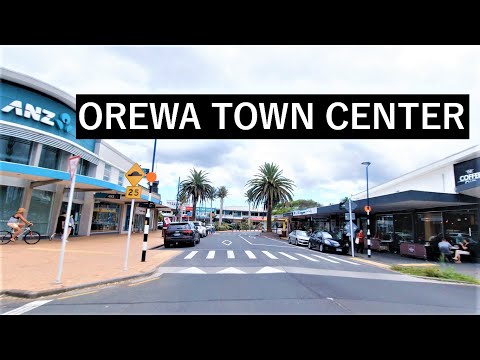 Orewa Town Center, Auckland/ All seasons destination/  4K