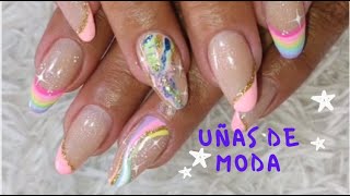 Uñas Turqueza/Uñas de Moda/Diseño para Uñas