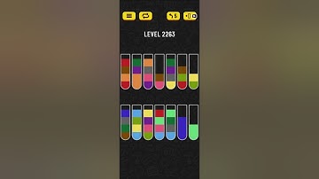 Water sort puzzle level 2263