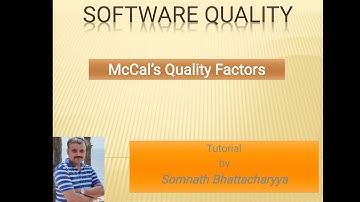 Software Quality and McCall