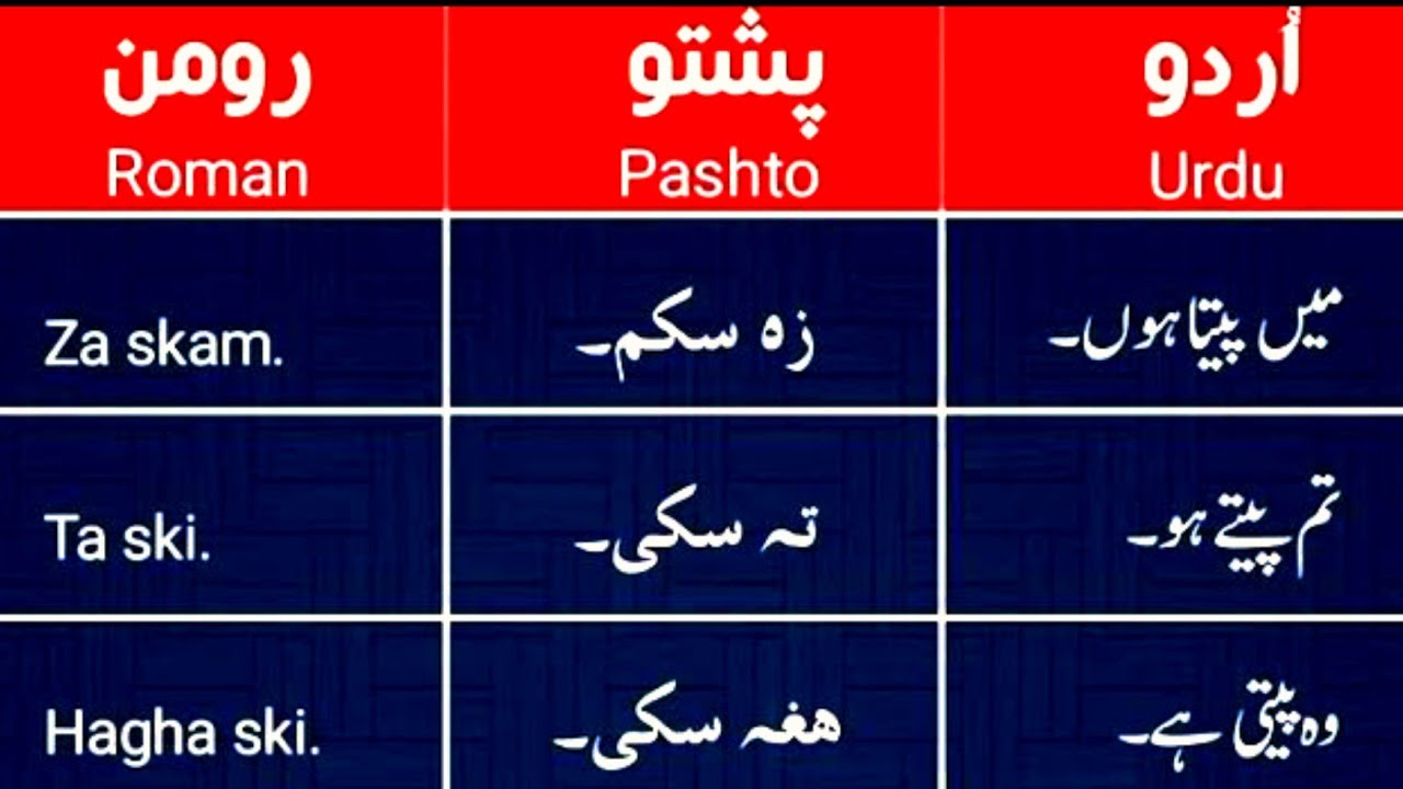 Munas our muzaqar pashto learn very easy use this Method | how to speak pashto
