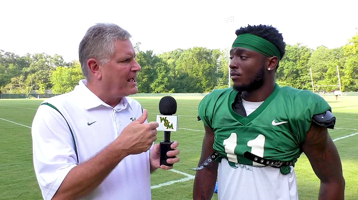 2018 W&M Football: Preseason Camp Q&A with DeVonte...