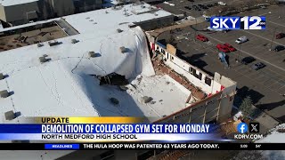 Gym demolition set for Monday at North Medford High