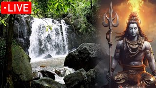 Om Namah Shivaya 🧘‍♂️✨  | Meditative Waterfall Ambience🍃