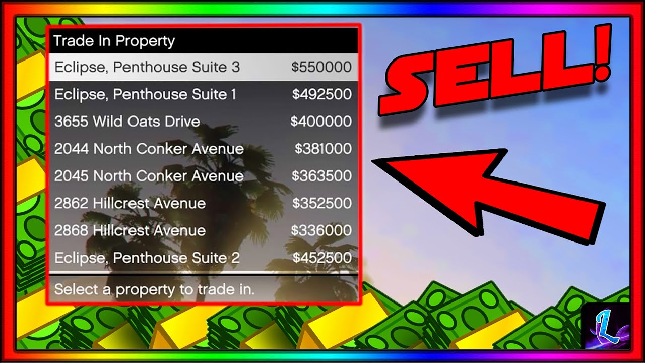 GTA 5 Sell Apartment, House or Garage | HOW TO SELL YOUR HOUSE IN GTA 5