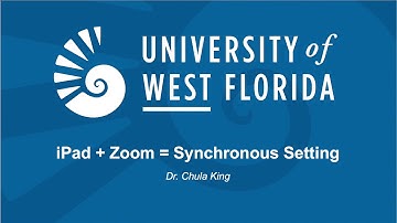 Using iPad and Zoom to Create Synchronous/Asynchronous Online Session