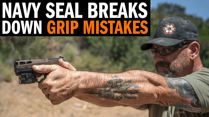 Navy SEAL "Coch" Talks About Common Pistol Grip Mistakes