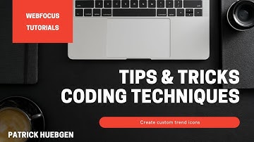 WebFOCUS Tips & Tricks Coding techniques - adding a custom trend icon
