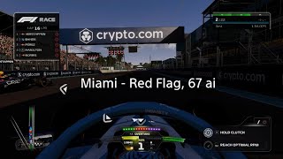 F1 23, Miami GP Red Flag, 67 ai