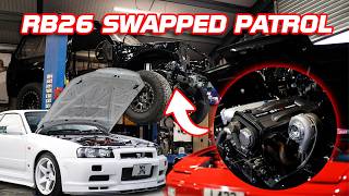 Rb26 Swapped Patrol To Tow A 1000Hp Gt-R At Js Garage