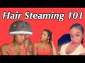 Quick Hair Repair | STEAMING NATURAL HAIR | Kingsteam 2 in 1 Hair and Facial Steamer 2021