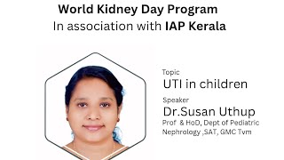 UTI In Children- Dr Susan Uthup