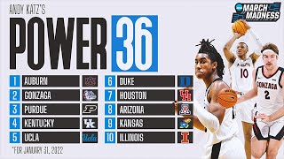 College basketball rankings: Kentucky, UCLA join top 5 in Power 36