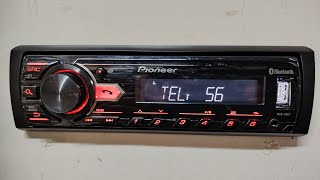 Pioneer MVH-29BT (2) USB MP3 AUX Bluetooth Radio Samochodowe Prezentacja Car Audio Test