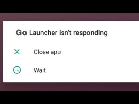 How to fix go launcher isn't responding problem 2025 | go launcher not working