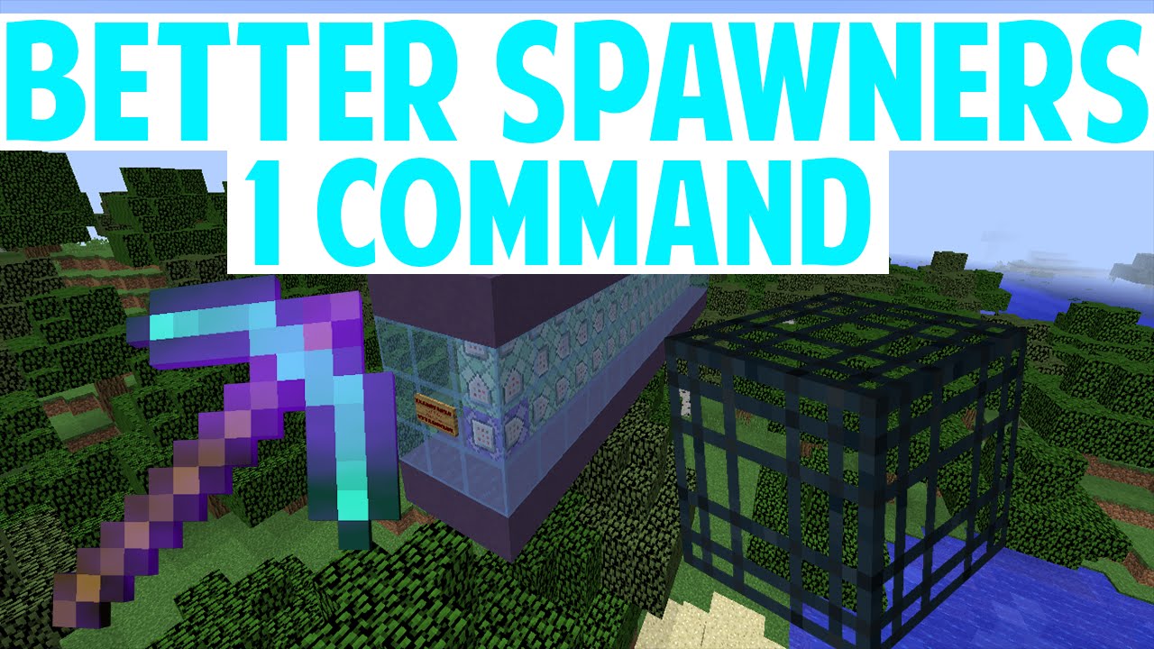 Better Spawners in one command | Minecraft 1.9 - YouTube