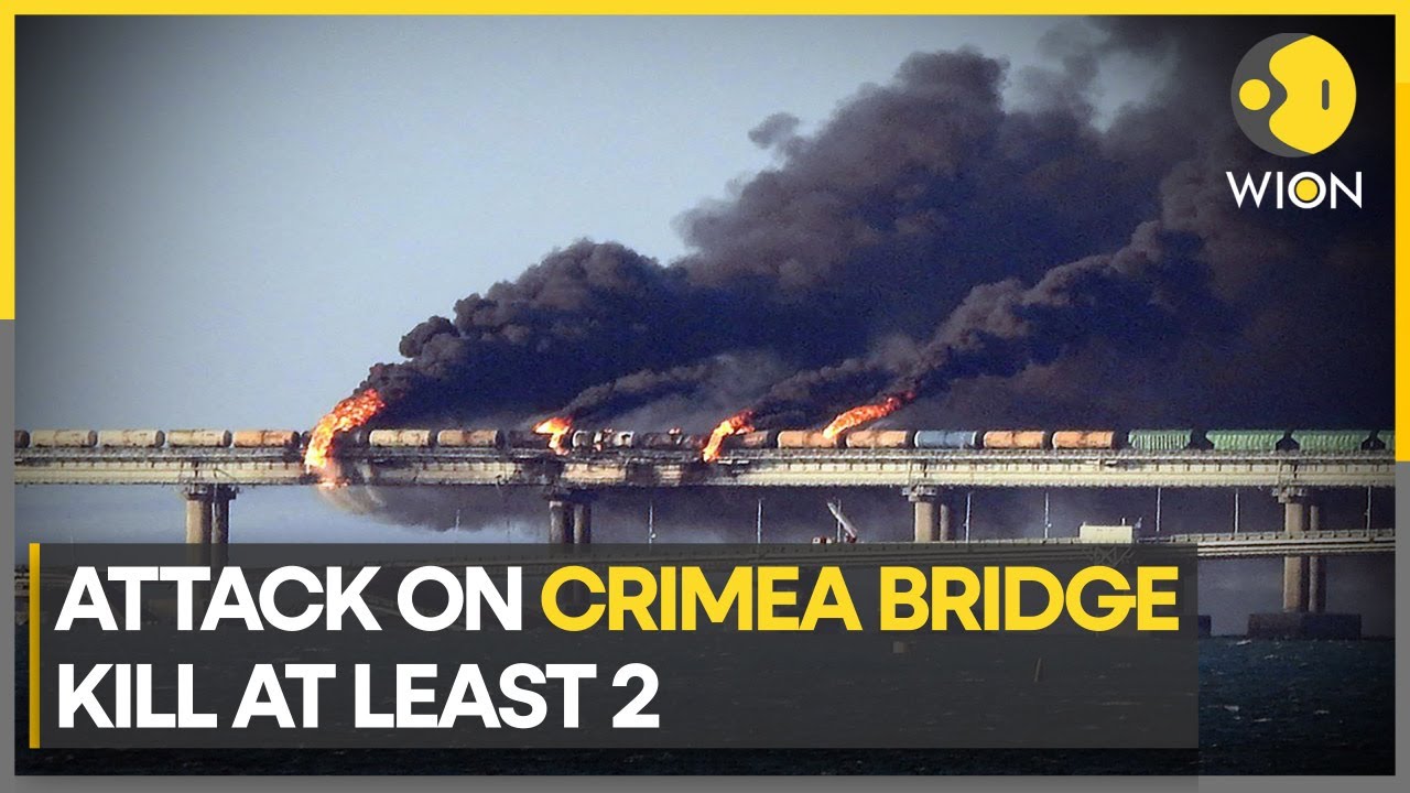 Crimea Bridge attack carried out by Ukrainian Security Services & Navy | Russia-Ukraine war | WION