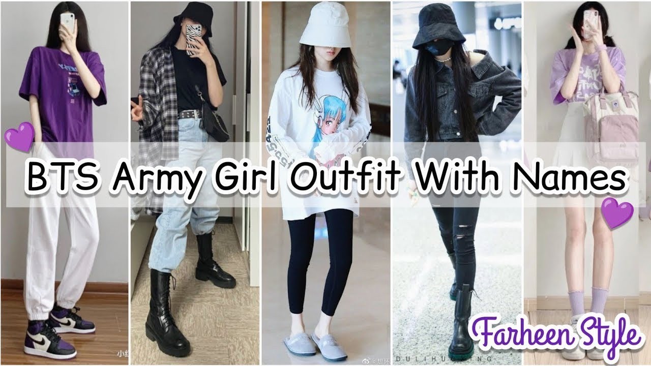 BTS inspired outfit ideas for girls with names