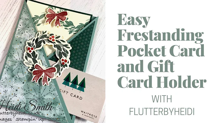 How to make an Easy Freestanding Pocket Card and F...