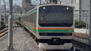 【ジョイント音最高！】回8648M E231系U515編成TK入場回送（指定保全）　E231系1000番台ヤマU515編成浦和駅5番線通過！