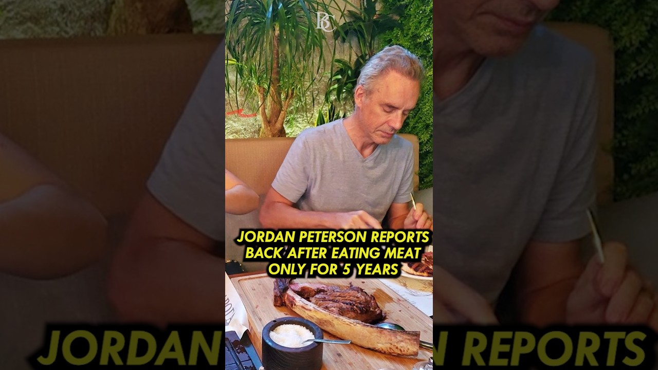 Джордан Петерсон после 5 лет употребления МЯСА