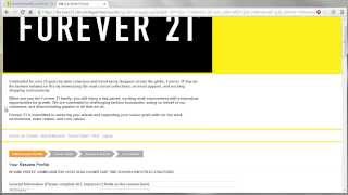 Forever 21 Application Online Video screenshot 1