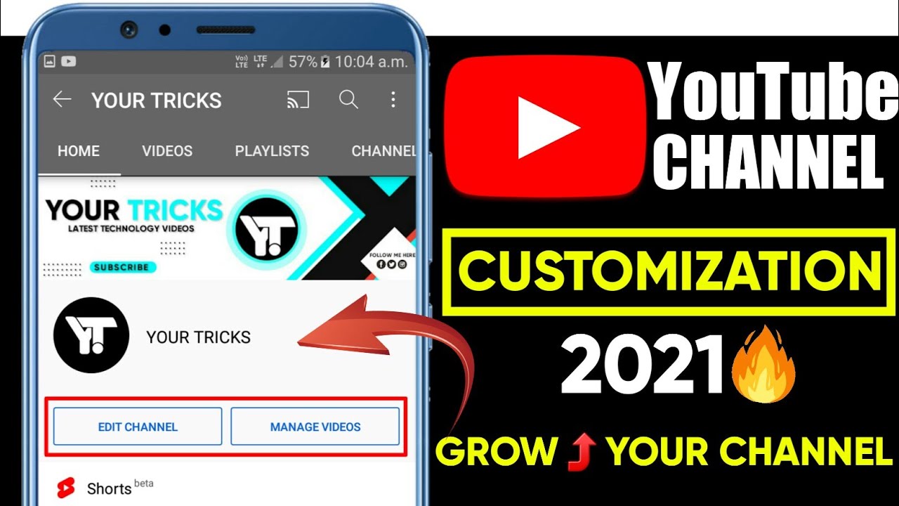 YouTube Channel CUSTOMIZATION 2021🔥| YouTube Channel Customise Kaise ...