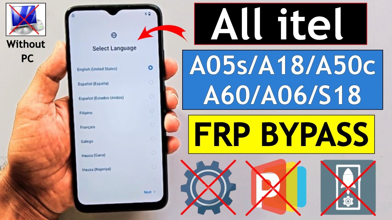 All Itel A06/A05s/A50c/A18/A60/S18 Frp Bypass/Unlock - Share Article Not Working | Without PC