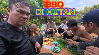 Menikmati Panggang Babi Fresh Hasil Buruan Di Dalam Hutan😋