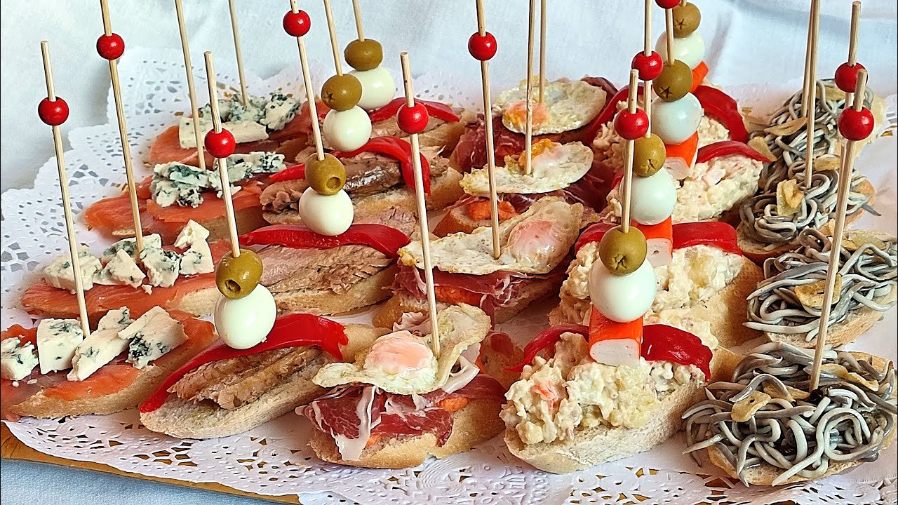 Aperitivos de fiesta faciles