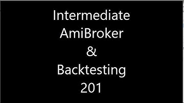 Intermediate AmiBroker