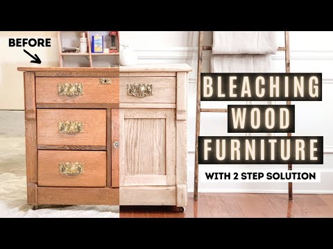 DIY Wood Bleaching | Furniture Makeover | Ashleigh Lauren