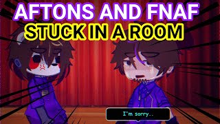 Afton Family Stuck In a Room For 24 Hours - Part 2 | FNAF | Afton Family | Gacha Club | My AU