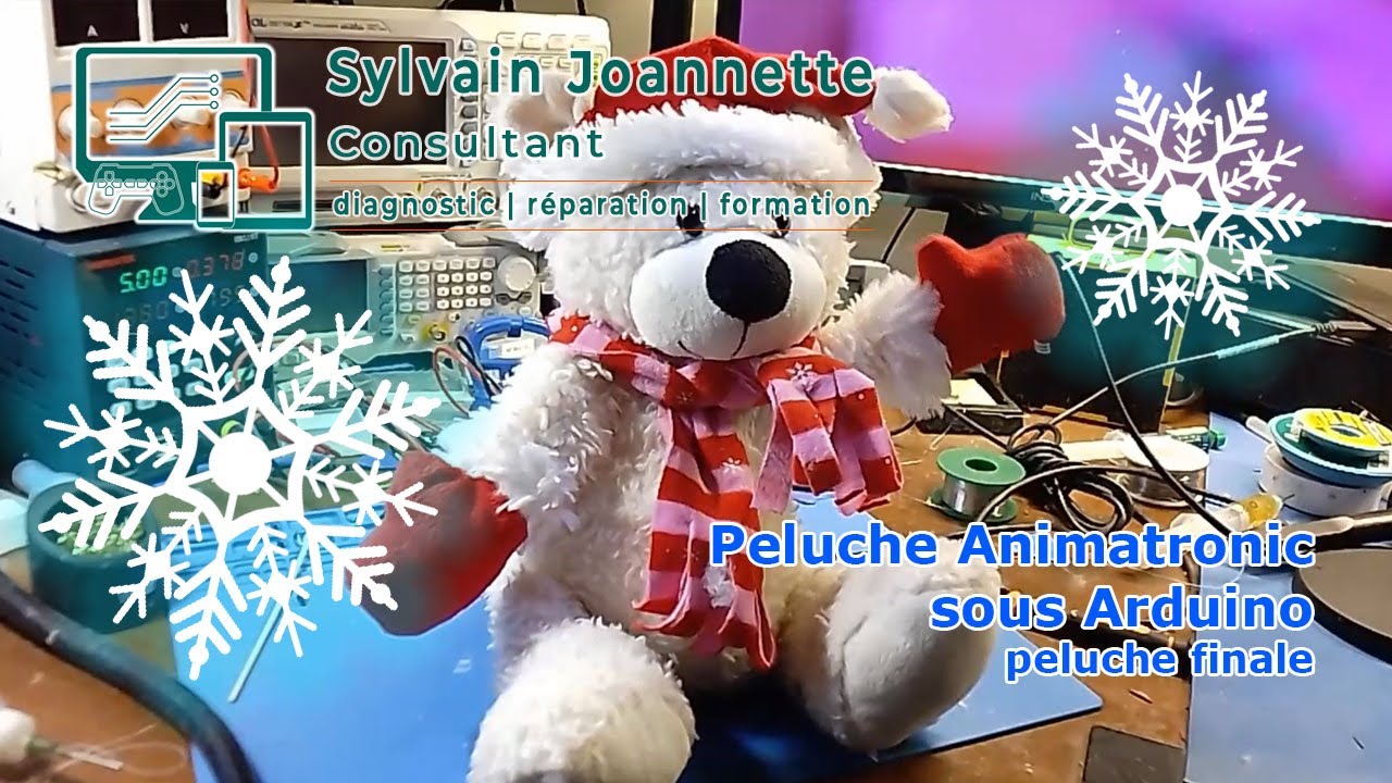Lot De 3 Peluches Automates De Noël – Interactives – Neuves