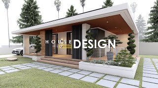 SMALL MODERN HOUSE DESIGN | BUNGALOW HOUSE | 9.00m x 6.00m (54 sqm Total Floor Area) | 2 BEDROOM