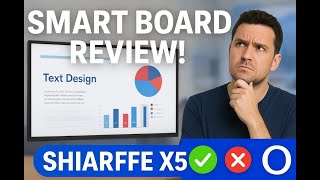 Shiarffe X5 Smart Board Review | Best Interactive Whiteboard for Work & Classrooms?