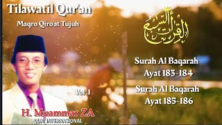 H Muammar ZA Qs Al Baqarah 183-184 & 185-186 ( Maqro Qiroat 7 Vol 1 Part 1)