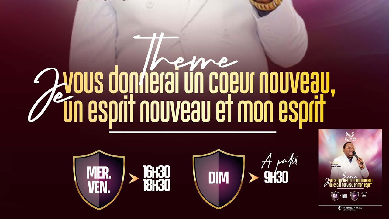 JE VOUS DONNERAI UN COEUR NOUVEAU, ESPRIT NOUVEAU..8| PST RACHETE  OMEONGA  | DIMANCHE  I 15.02.2026